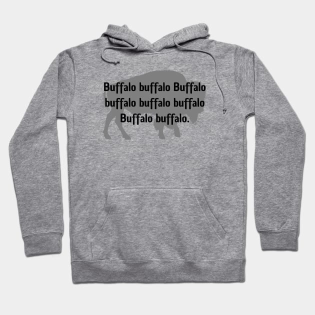 Buffalo Buffalo Buffalo Hoodie by WildScience